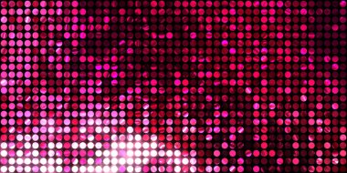 Parlayan ışıklar siyah arka planda parti izleri. Sahne veya stadyum ışıklarının dijital illüstrasyonu. Parlak desenli duvar kağıdı. Sahne ışıkları ile renkli ışıkların ihtişamlı arkaplanı.