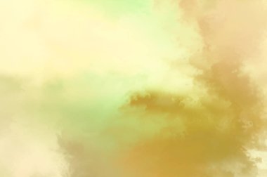 Modern fırça darbeleri. Poster, duvar sanatı, afiş, kart, kitap kapağı veya ambalaj için rahatlatıcı kompozisyonun yumuşak renkli çizimi. Pastel renklerle suluboya. 