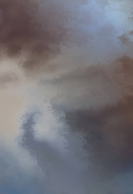 Modern fırça darbeleri. Poster, duvar sanatı, afiş, kart, kitap kapağı veya ambalaj için rahatlatıcı kompozisyonun yumuşak renkli çizimi. Pastel renklerle suluboya. 