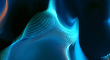 Hareketli girdapların soyut çizimi. Titreşimli renkli kıvrımların dönen akışı. Kıvrımlı ve kıvrımlı arka plan ve çizgiler. Garip duvar kâğıdı tasarımı. Dalgalanma arkaplanı.