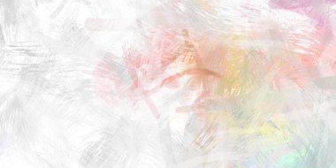 Soyut arkaplanda pürüzlü fırça darbeleri. Fırça boyası. Renkli boya darbeleri. Eşsiz duvar sanatı. Tuvaldeki modern sanat. Renkli çağdaş sanat eserleri.