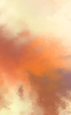 Modern fırça darbeleri. Poster, duvar sanatı, afiş, kart, kitap kapağı veya ambalaj için rahatlatıcı kompozisyonun yumuşak renkli çizimi. Pastel renklerle suluboya. 