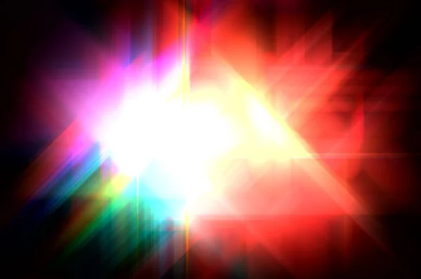 Glowing Prism Interface Element Abstract Flare Geometric Background Graphic Illustration — Stock Photo, Image