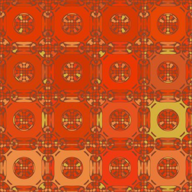 Soyut duvar kağıdı. Dekoratif hippi fayansları. Sanatsal arka plan. Yaratıcı karalama sanatı farklı şekil ve dokulara sahip kusursuz desen. Kolaj.