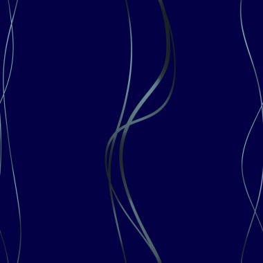 Dalgalı yansıtıcı çizgilerin kusursuz deseni. Lüks minimalist malzeme. Süs dalgasıyla dekoratif motif. Web, kartvizit, davetiye, poster, tekstil baskısı için zarif duvar kağıdı.