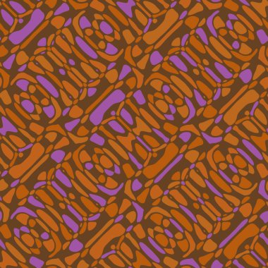 Yaratıcı karalama sanatı farklı şekil ve dokulara sahip kusursuz desen. Kolaj. Sanatsal arka plan. Soyut duvar kağıdı. Dekoratif hippi fayansları.