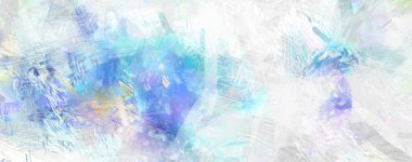 Soyut arkaplanda pürüzlü fırça darbeleri. Fırça boyası. Renkli boya darbeleri. Eşsiz duvar sanatı. Tuvaldeki modern sanat. Renkli çağdaş sanat eserleri.