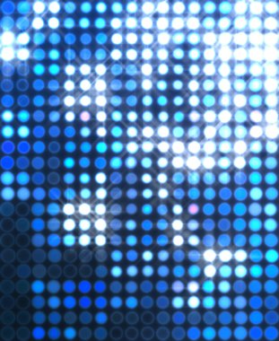 Parlak desenli duvar kağıdı. Sahne ışıkları olan renkli ışıkların ihtişamlı arkaplanı. Parlayan ışıklar siyah arka planda parti izleri. Sahne veya stadyum ışıklarının dijital illüstrasyonu. 