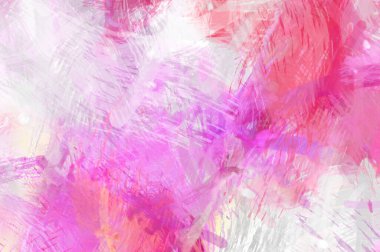 Soyut arkaplanda pürüzlü fırça darbeleri. Fırça boyası. Renkli boya darbeleri. Eşsiz duvar sanatı. Tuvaldeki modern sanat. Renkli çağdaş sanat eserleri.