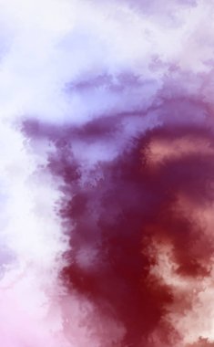 Modern fırça darbeleri. Poster, duvar sanatı, afiş, kart, kitap kapağı veya ambalaj için rahatlatıcı kompozisyonun yumuşak renkli çizimi. Pastel renklerle suluboya. 