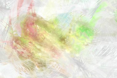 Soyut arkaplanda pürüzlü fırça darbeleri. Fırça boyası. Renkli boya darbeleri. Eşsiz duvar sanatı. Tuvaldeki modern sanat. Renkli çağdaş sanat eserleri.