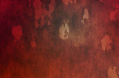 Gergin bir geçmişi ve sıkıntılı bir yapısı var. Renkli tozlu şablon. Tasarımınız için doku ve elementler. Çizik ve lekeli duvar kağıdı. Gotik duvar.