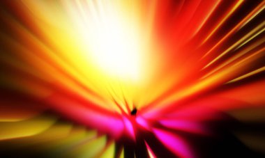 Siyah zemin üzerinde ışık parçacığı izleri. Parlayan parçacıkları ve çizgileri olan ışık patlaması yıldızı. Güzel hareketli soyut ışınlar duvar kağıdı. Renkli Patlama grafiği. Işık ışınlarının patlaması. 