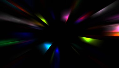 Parlayan yıldızın patlaması. Dinamik renkli arkaplan resmi. Parıldayan ışıklar duvar kağıdı. Tasarımınız için canlı şablon.