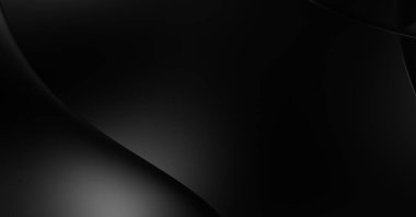 Web sitesi, poster, marka kimliği, broşür, sunum şablonu için lüks koyu bir arka plan. Dalgalı şekilli kaliteli tasarım. Dalgalanmalı soyut arkaplan. Pankart veya kapak tasarımı için dekorasyon.