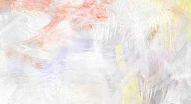 Soyut arkaplanda pürüzlü fırça darbeleri. Fırça boyası. Renkli boya darbeleri. Eşsiz duvar sanatı. Tuvaldeki modern sanat. Renkli çağdaş sanat eserleri.