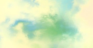 Modern fırça darbeleri. Poster, duvar sanatı, afiş, kart, kitap kapağı veya ambalaj için rahatlatıcı kompozisyonun yumuşak renkli çizimi. Pastel renklerle suluboya. 