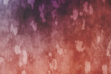 Gergin bir geçmişi ve sıkıntılı bir yapısı var. Renkli tozlu şablon. Tasarımınız için doku ve elementler. Çizik ve lekeli duvar kağıdı. Gotik duvar.