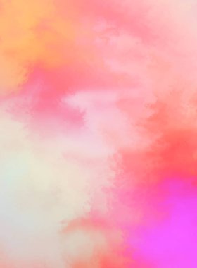 Modern fırça darbeleri. Poster, duvar sanatı, afiş, kart, kitap kapağı veya ambalaj için rahatlatıcı kompozisyonun yumuşak renkli çizimi. Pastel renklerle suluboya. 