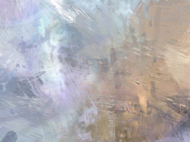 Soyut arkaplanda pürüzlü fırça darbeleri. Fırça boyası. Renkli boya darbeleri. Eşsiz duvar sanatı. Tuvaldeki modern sanat. Renkli çağdaş sanat eserleri.