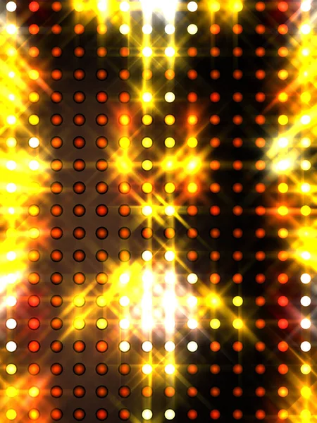 Shining Lights Party Leds Black Background Digital Illustration Stage Stadium — Stock Photo, Image