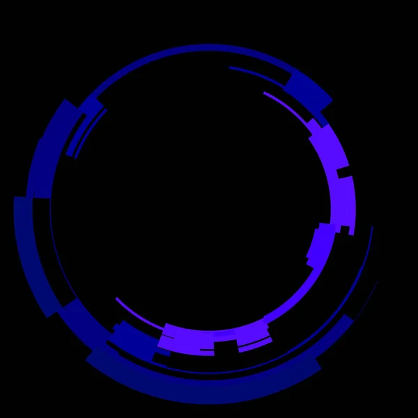Футуристичний Елемент Кругового Інтерфейсу Абстрактне Коло Геометричного Фону Графічна Ілюстрація — стокове фото