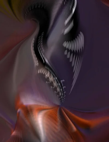 Abstract Illustration Swirls Motion Trails Revolving Flow Stream Vibrat Colorful — Stock Photo, Image