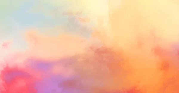 Modern Brush Strokes Painting Soft Color Painted Illustration Soothing Composition — Stock Photo, Image