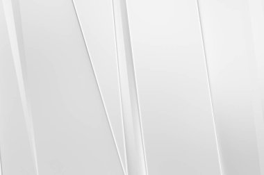 Soyut ışık fütüristik duvar kağıdı. Zarif, parlak çizgili arka plan. Geometrik katmanlı üç boyutlu beyaz arkaplan. Poster, broşür, sunum ve web sitesi için geometrik şablon tasarımı.