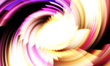 Dönen Işık gösterisi arka planı. Canlı renklerle donatılmış ruhani enerji girdabı. Renkli canlı hareket çizimi. Tanıtım geçmişi. Kutlama grafiği.