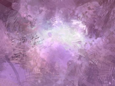 Soyut arkaplanda pürüzlü fırça darbeleri. Fırça boyası. Renkli boya darbeleri. Eşsiz duvar sanatı. Tuvaldeki modern sanat. Renkli çağdaş sanat eserleri.