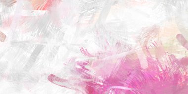 Soyut arkaplanda pürüzlü fırça darbeleri. Fırça boyası. Renkli boya darbeleri. Eşsiz duvar sanatı. Tuvaldeki modern sanat. Renkli çağdaş sanat eserleri.