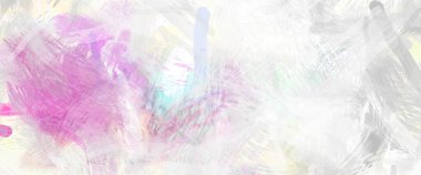 Soyut arkaplanda pürüzlü fırça darbeleri. Fırça boyası. Renkli boya darbeleri. Eşsiz duvar sanatı. Tuvaldeki modern sanat. Renkli çağdaş sanat eserleri.