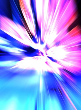 Renkli ışık enerjisi parlamaları. Çarpık grafik hareket arkaplanı. Dinamik patlama flaşı. Hızlanma efekti. Hızlı yüksek hız bulanıklaştırma arkaplanı. Işık teknolojisi soyut duvar kağıdı.