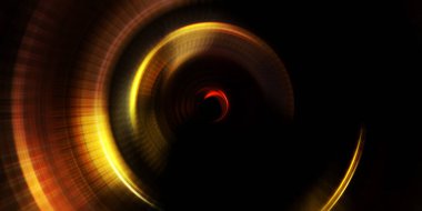 Parlayan neon ışıkları. Parlak sunum tasarım şablonu. Fotoğraf makinesi konsepti. Soyut arkaplan. Dönen ışık ışınları. Hareketli kavramsal duvar kağıdı. Grafik dijital illüstrasyon. 