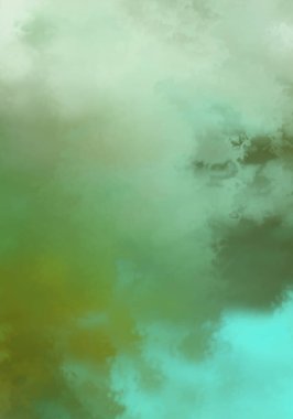 Modern fırça darbeleri. Poster, duvar sanatı, afiş, kart, kitap kapağı veya ambalaj için rahatlatıcı kompozisyonun yumuşak renkli çizimi. Pastel renklerle suluboya. 