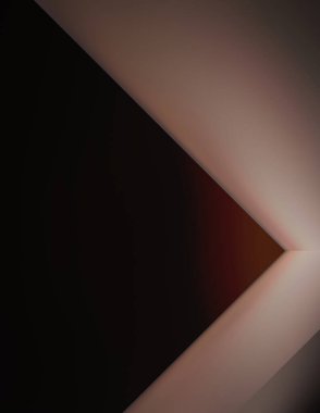 Geometrik dinamik şekiller. Gölgeli teknoloji dijital şablonu ve gradyan arka planda ışıklar. Modern basit geometrik renk gradyanı soyut arkaplan. 3B illüstrasyon. 