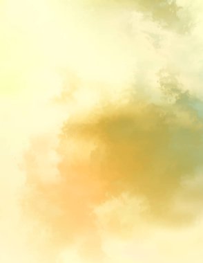 Modern fırça darbeleri. Poster, duvar sanatı, afiş, kart, kitap kapağı veya ambalaj için rahatlatıcı kompozisyonun yumuşak renkli çizimi. Pastel renklerle suluboya. 