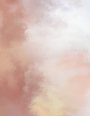 Modern fırça darbeleri. Poster, duvar sanatı, afiş, kart, kitap kapağı veya ambalaj için rahatlatıcı kompozisyonun yumuşak renkli çizimi. Pastel renklerle suluboya. 
