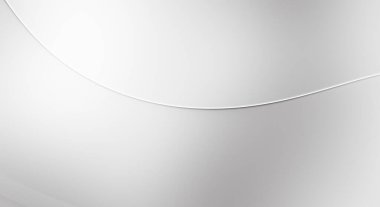 3 boyutlu illüstrasyon. Beyaz kıvrımlı yüzey. Lüks dokuma duvar kağıdı. Zarif bir zemin. Soyut fütüristik geçmiş. Minimalist geometrik kapak tasarımı. Çarpık beyaz çizgiler.