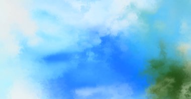 Modern fırça darbeleri. Poster, duvar sanatı, afiş, kart, kitap kapağı veya ambalaj için rahatlatıcı kompozisyonun yumuşak renkli çizimi. Pastel renklerle suluboya. 