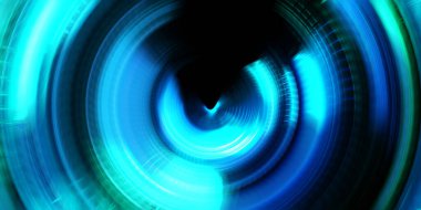 Fotoğraf makinesi konsepti. Soyut arkaplan. Dönen ışık ışınları. Hareketli kavramsal duvar kağıdı. Grafik dijital illüstrasyon. Parlayan neon ışıkları. Parlak sunum tasarım şablonu.