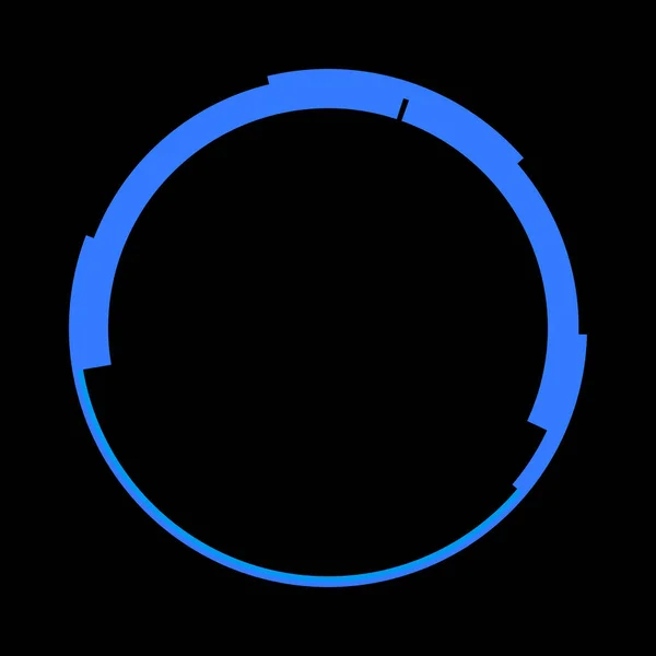 Futurisztikus Kör Alakú Hud Interfész Elem Absztrakt Kör Geometriai Háttér — Stock Fotó