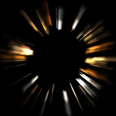 Canlı ve canlı ışık parlamalarının serin arkaplanı. Renkli parlak ışıklar patlama efektiyle görüntülenir. Parlak renkli arkaplan.