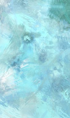 Soyut arkaplanda pürüzlü fırça darbeleri. Fırça boyası. Renkli boya darbeleri. Eşsiz duvar sanatı. Tuvaldeki modern sanat. Renkli çağdaş sanat eserleri.