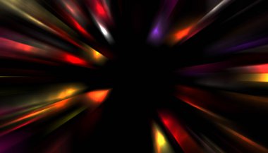 Parlayan yıldızın patlaması. Dinamik renkli arkaplan resmi. Parıldayan ışıklar duvar kağıdı. Tasarımınız için canlı şablon.