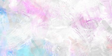 Soyut arkaplanda pürüzlü fırça darbeleri. Fırça boyası. Renkli boya darbeleri. Eşsiz duvar sanatı. Tuvaldeki modern sanat. Renkli çağdaş sanat eserleri.