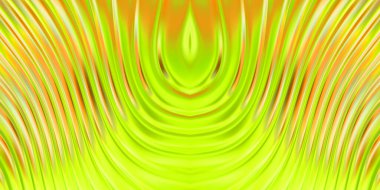 Renkli dalgalı yansıtıcı duvar kağıdının üç boyutlu çizimi. Duvar kağıdı, afiş, arkaplan, kart, kitap kapağı veya web sitesi için grafiksel illüstrasyon. Soyut parlak arkaplan.