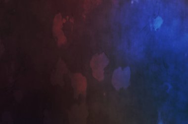 Gergin bir geçmişi ve sıkıntılı bir yapısı var. Renkli tozlu şablon. Tasarımınız için doku ve elementler. Çizik ve lekeli duvar kağıdı. Gotik duvar.