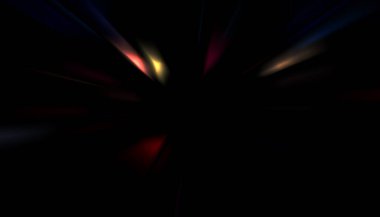 Parlayan yıldızın patlaması. Dinamik renkli arkaplan resmi. Parıldayan ışıklar duvar kağıdı. Tasarımınız için canlı şablon.